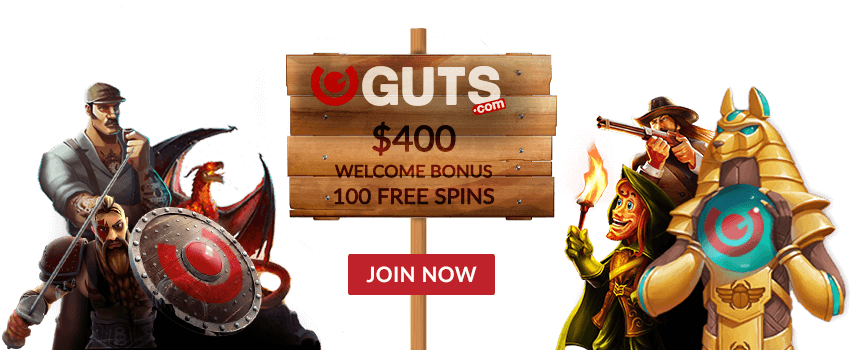 Guts Casino - Online Casino (850x350), Png Download