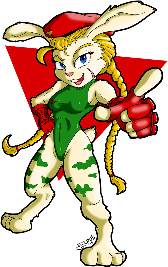 Cammy Bunny - Cartoon (657x963), Png Download