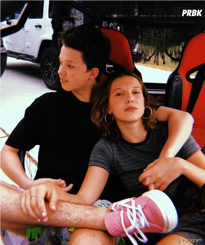 Millie Bobby Brown, De &quot - Millie Bobby Brown E Jacob Sartorius (950x806), Png Download