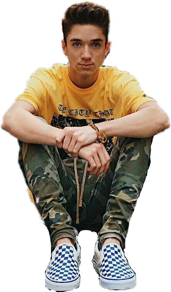 #freetoedit ##daniel #seavey #wdw #whydontwe #remixit - Daniel Seavey Camo Pants (550x937), Png Download