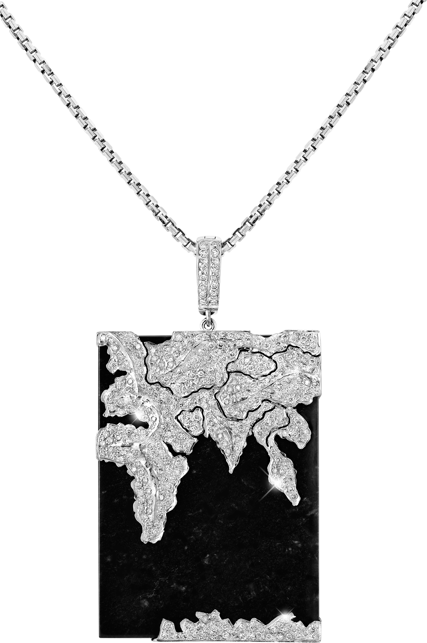 Conqueror Flat Earth Pendant - Amee Philips Necklace Png (1381x2080), Png Download