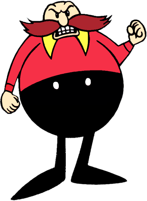 Sega Of America - Robotnik American (500x685), Png Download