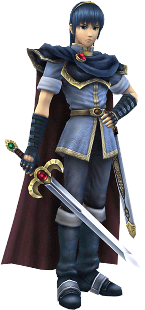 Marth - Super Smash Bros Marth Png (388x800), Png Download