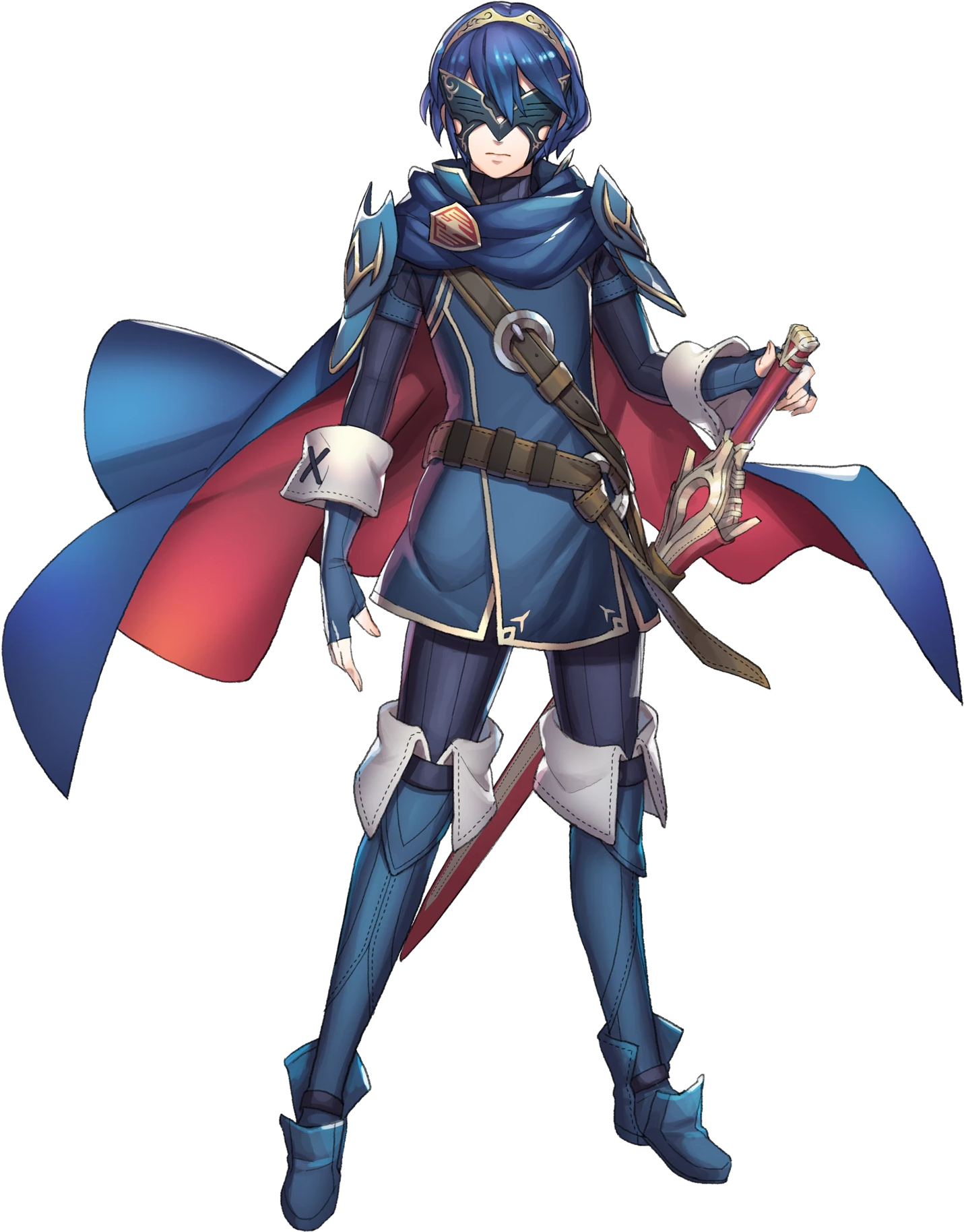 View Samegoogleiqdbsaucenao Lucina Masked Marth Heroes (1429x1827), Png Download