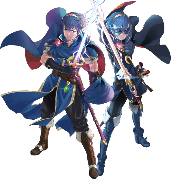 Artworks E Imágenes - Fire Emblem Marth Lucina (544x570), Png Download