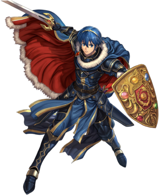 Marth Hero-king Btlface - Fire Emblem Heroes Marth (340x388), Png Download