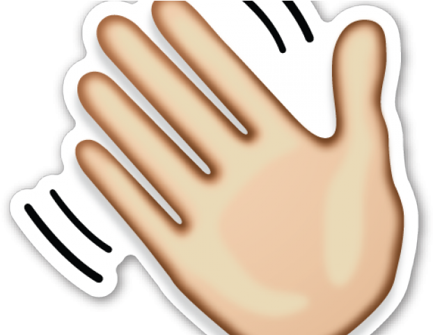 Hand Emoji Clipart Single Hand - Cartoon Pair Of Hands (640x480), Png Download