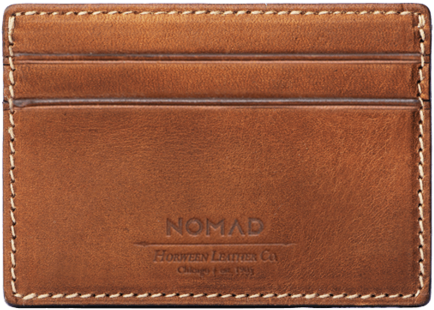 Horween Wallet Clove Twine Graphic Transparent Stock - Nomad Classic Horween Leather Wallet (600x600), Png Download
