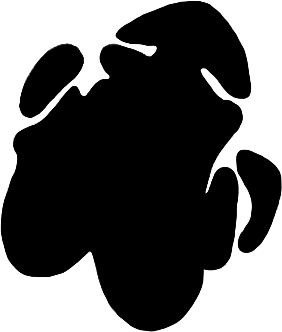 Rhino Clipart Footprint Pencil And In Color Rhino Clipart - Rhino Foot Print (1063x1181), Png Download