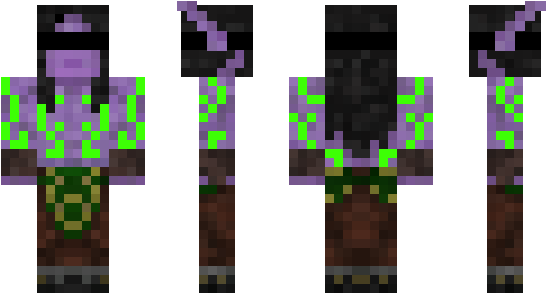 Minecraft Skin Illidan - Skin Surrealpower (600x348), Png Download