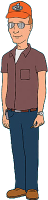 The Undeniable Symbol Of Libertarianism On Television - Dale Gribble (300x400), Png Download