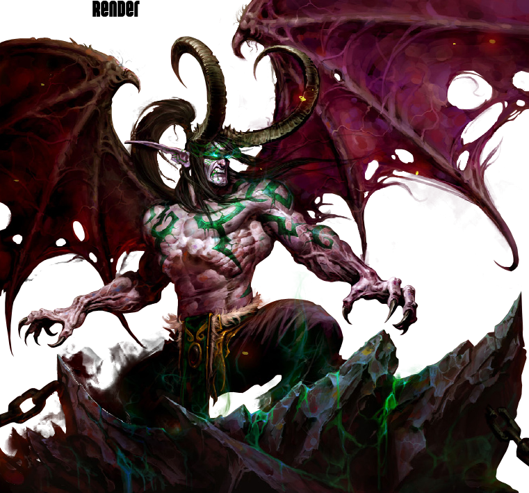 Illidan Stormage - Illidan Warcraft 3 (761x709), Png Download