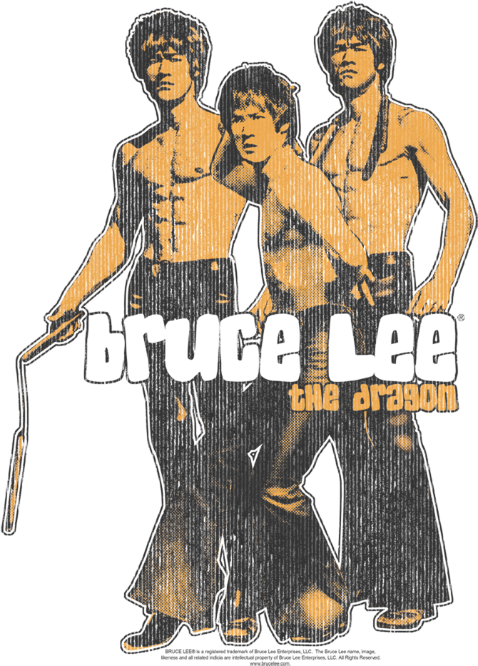 Bruce Lee Nunchucks Men's Tank - Illustration (792x963), Png Download
