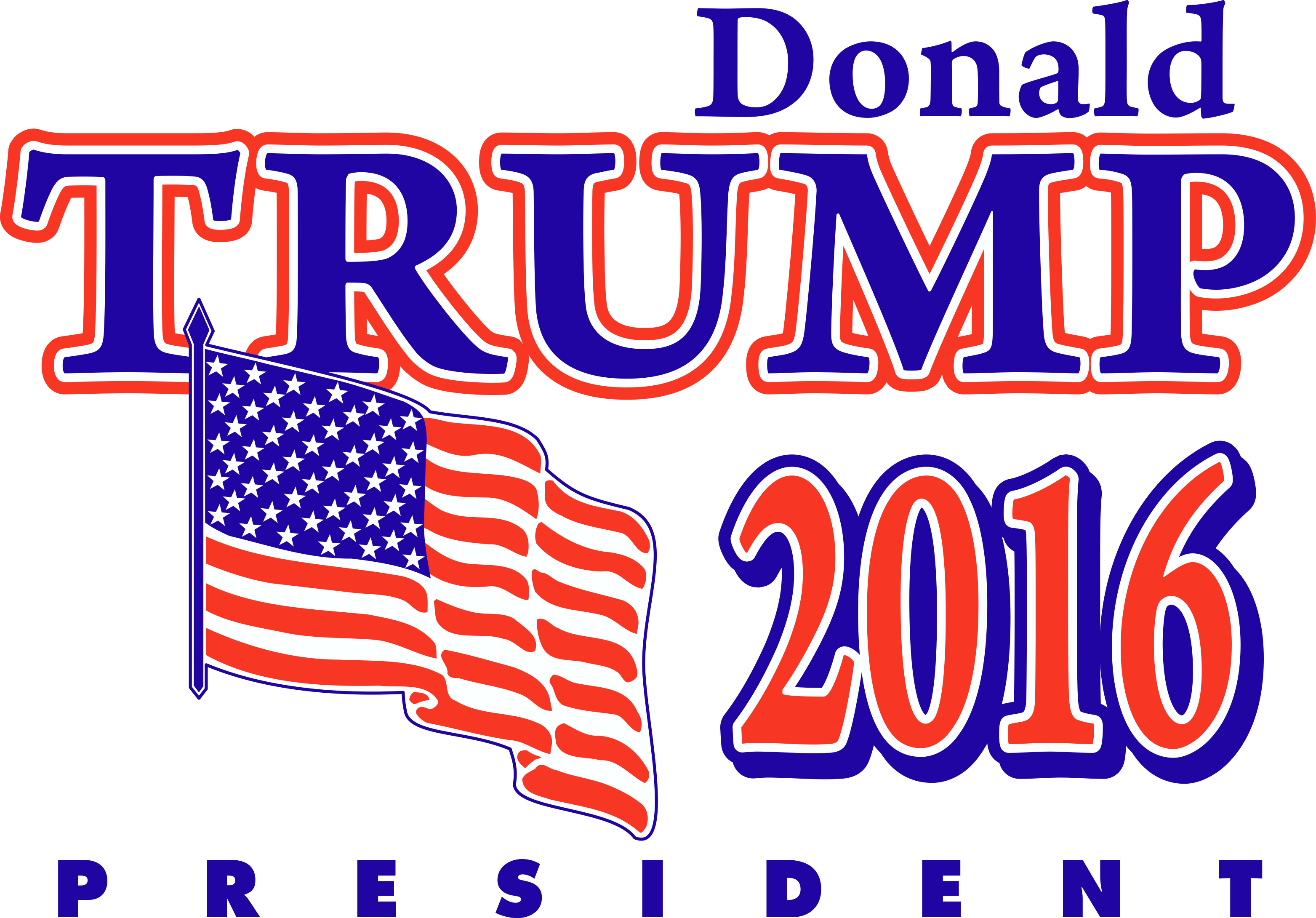 Donald Trump Hair - Donald Trump Make America Great Again Hats Embroidered (3126x2180), Png Download