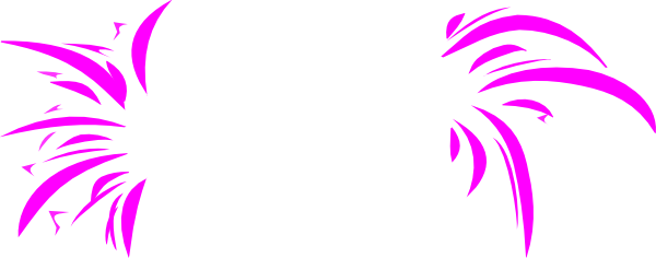 Pink Clipart Firework - Works Clip Art Fireworks (600x236), Png Download