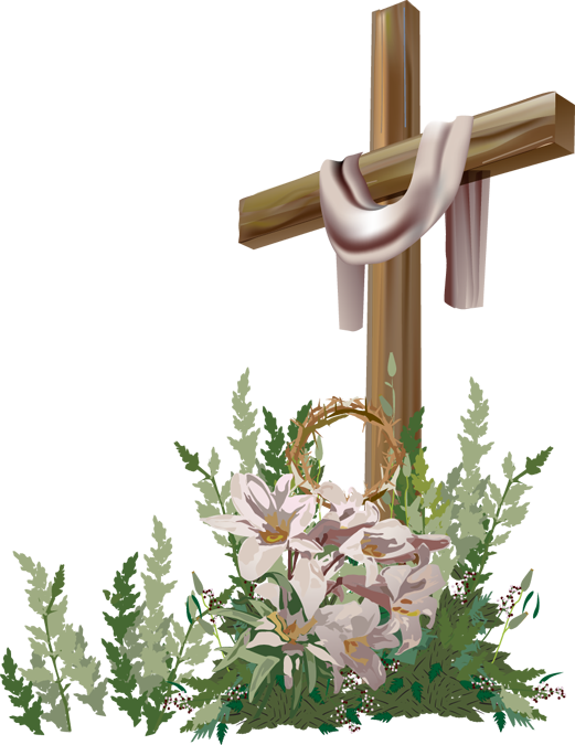 Download Hd Easter Cross Png Jpg Freeuse Download Happy Easter With Cross Transparent Png Image Nicepng Com