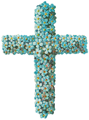 Minou Easter Cross Pasqua Croce Croix De Pâques Påsk - Easter Cross Transparent Background (307x400), Png Download