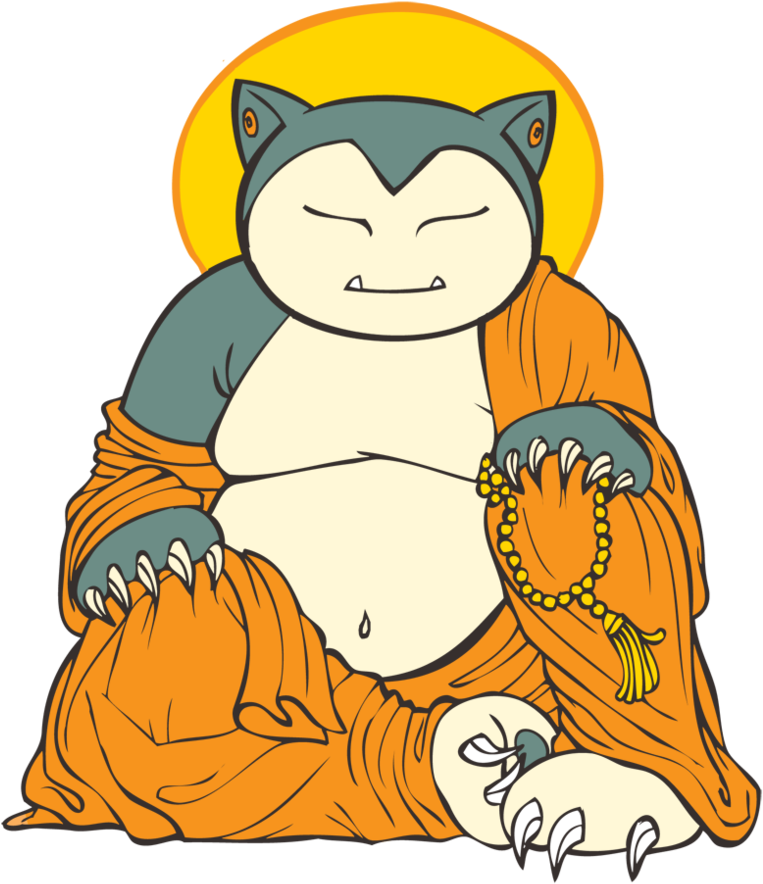 Buddha Snorlax - Snorlax Buddha (856x934), Png Download
