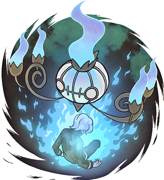 Png - Imagenes De Pokemon Chandelure (530x600), Png Download