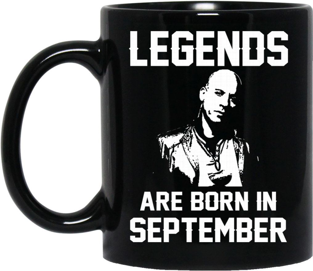 Vin Diesel Mug Legends Are Born In September Coffee - Jason Statham Born November (1024x1024), Png Download