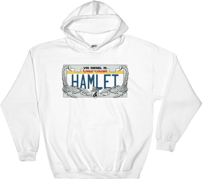 Vin Diesel Is Hamlet Hooded Sweatshirt - Xxxtentacion Writing Bad Vibes Forever (1000x1000), Png Download