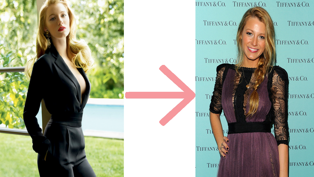 Try Returning To 2012 With An Effortless {or So They - Blake Lively Side Braid (1062x600), Png Download