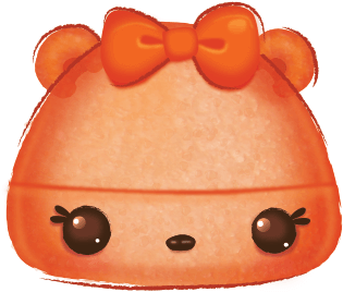 Glitter Lip Gloss Nom Orange Drop Gloss-up - Num Noms Gloss Up Cookie (445x430), Png Download