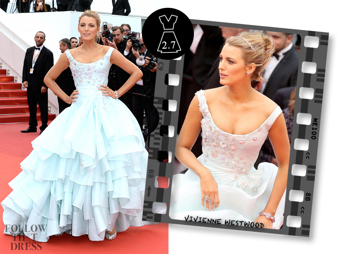 Blake Lively In Vivienne Westwood Couture & Lorraine - Margaret Na Czerwonym Dywanie W Cannes (1168x880), Png Download