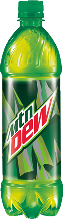 Mtdew 24 - Mountain Dew Soda - 16 Fl Oz (300x700), Png Download