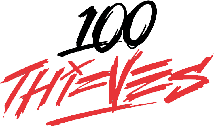 100 Thieves Logo (742x742), Png Download