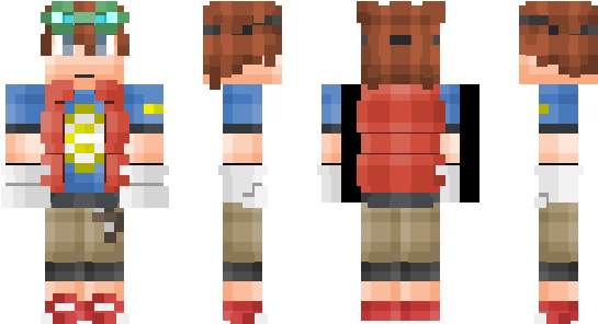 Minecraft Skin Togepi - Graphic Design (600x348), Png Download