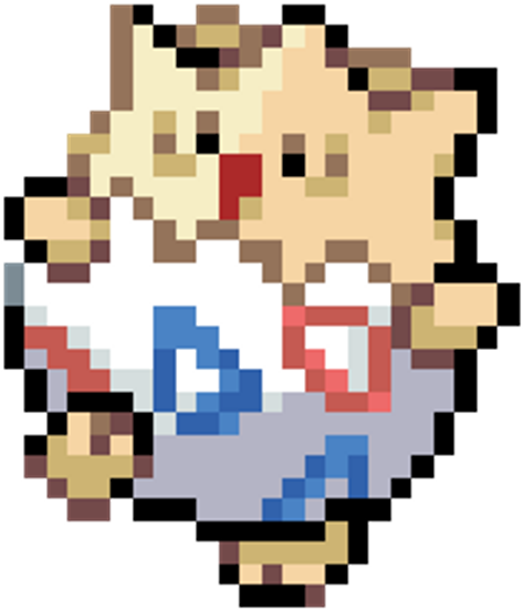 Pokemon Pokemonpixel Pokemontogepi Togepi Togepie Fanar - Togepi Minecraft Pixel Art (1024x1024), Png Download