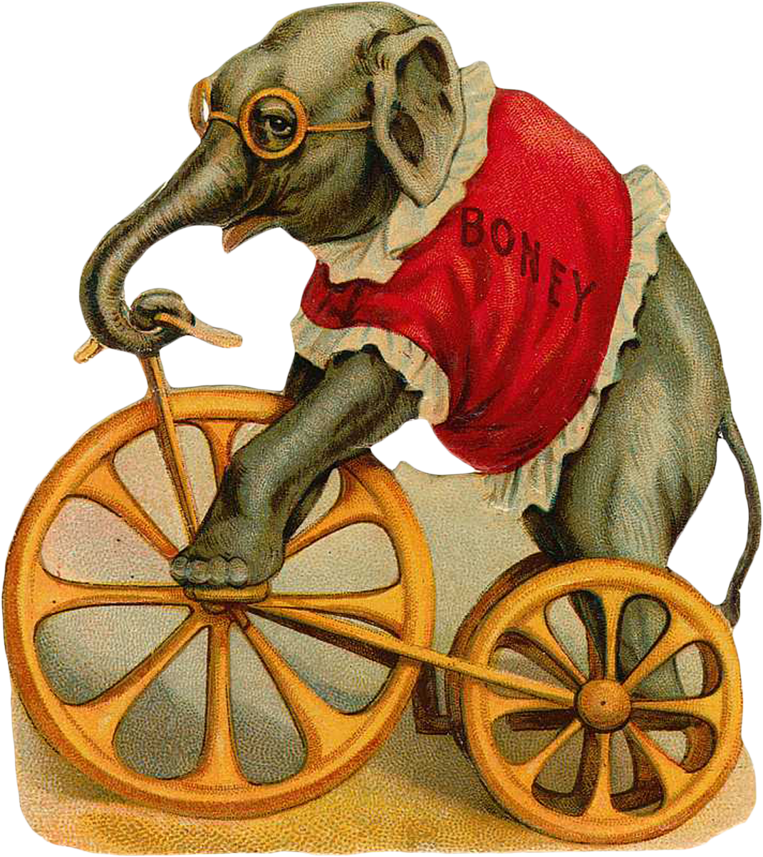 Victorian Die Cut - Vintage Circus Png (1071x1203), Png Download