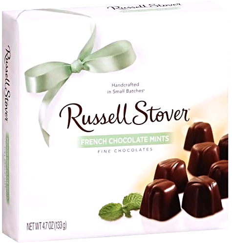 Russell Stover French Chocolate Mints - Russell Stover French Mints (500x500), Png Download
