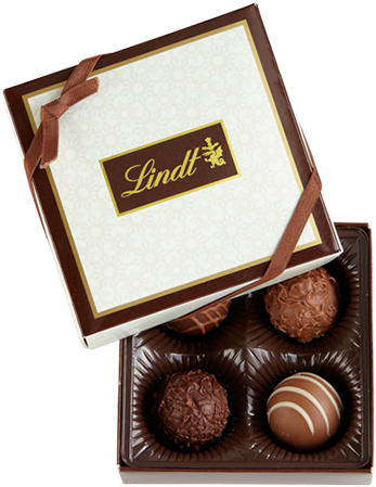 Gourmet Truffles Sampler Box - Lindt Gourmet Truffles Sampler Box (450x450), Png Download