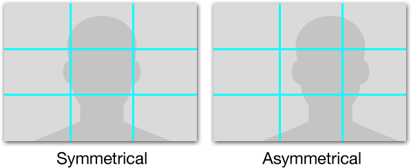 Symmetrical Vs Asymmetrical Photo Composition - Symmetry (600x252), Png Download