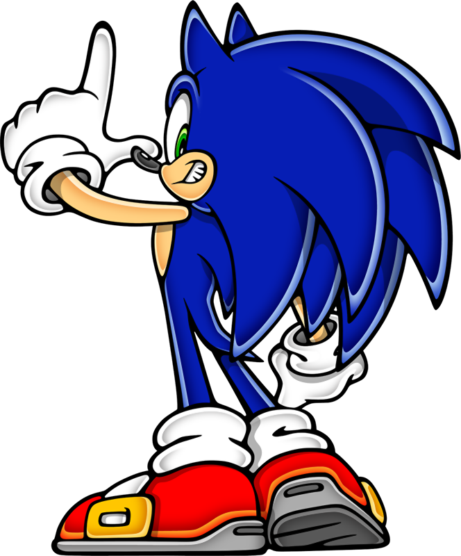 Sonic Adventure - Sonic Adventure 2 Sonic (664x800), Png Download
