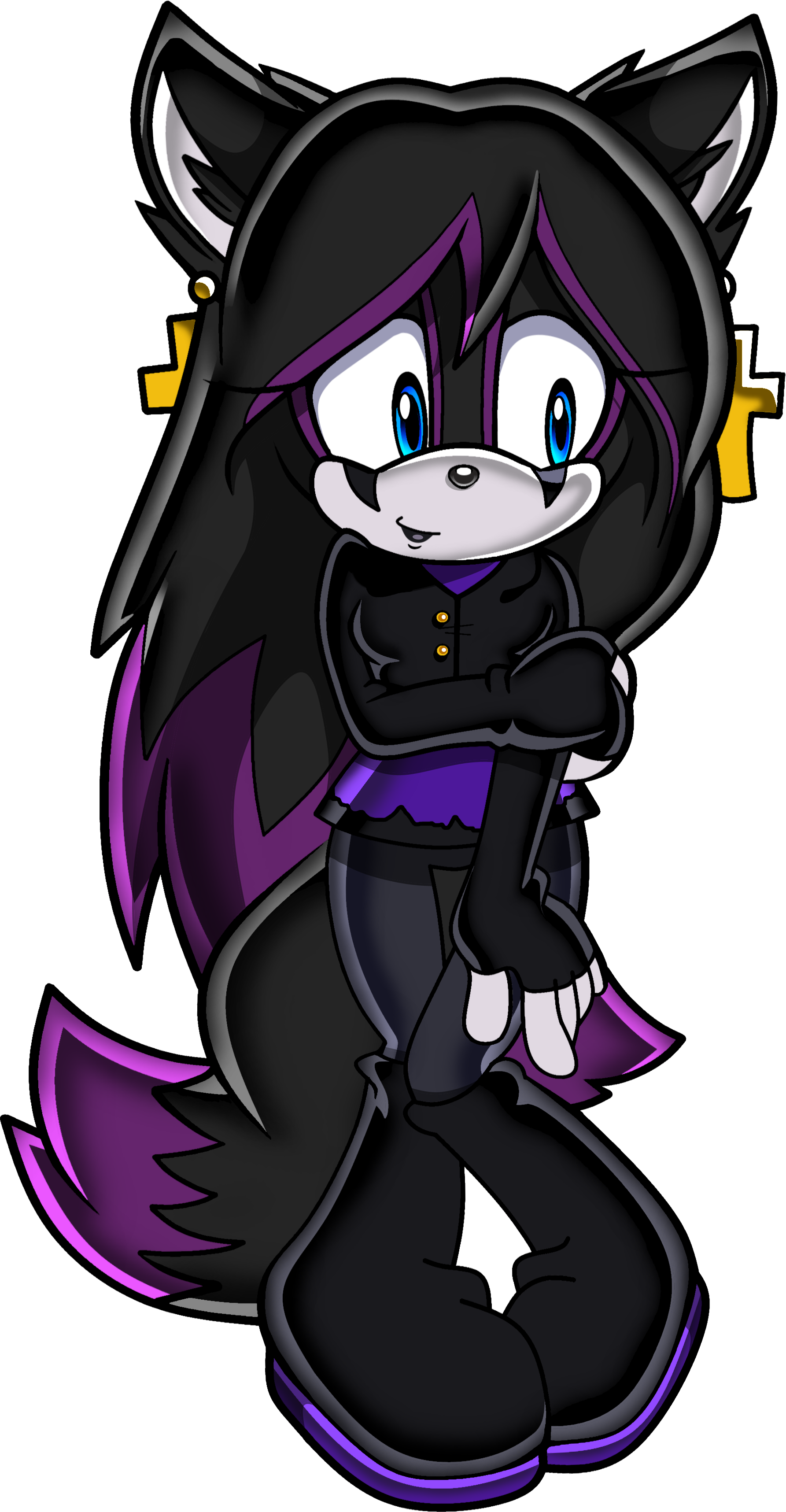 Angelique - Sonic Adventure - Angelique The Hedgehog (1785x3433), Png Download
