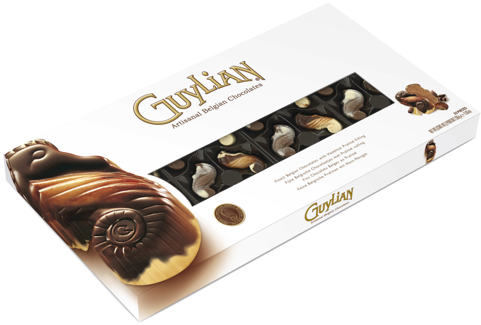 Guylian Sea Horses Original Praliné Window Box - Guylian Chocolate Big Box (1000x671), Png Download
