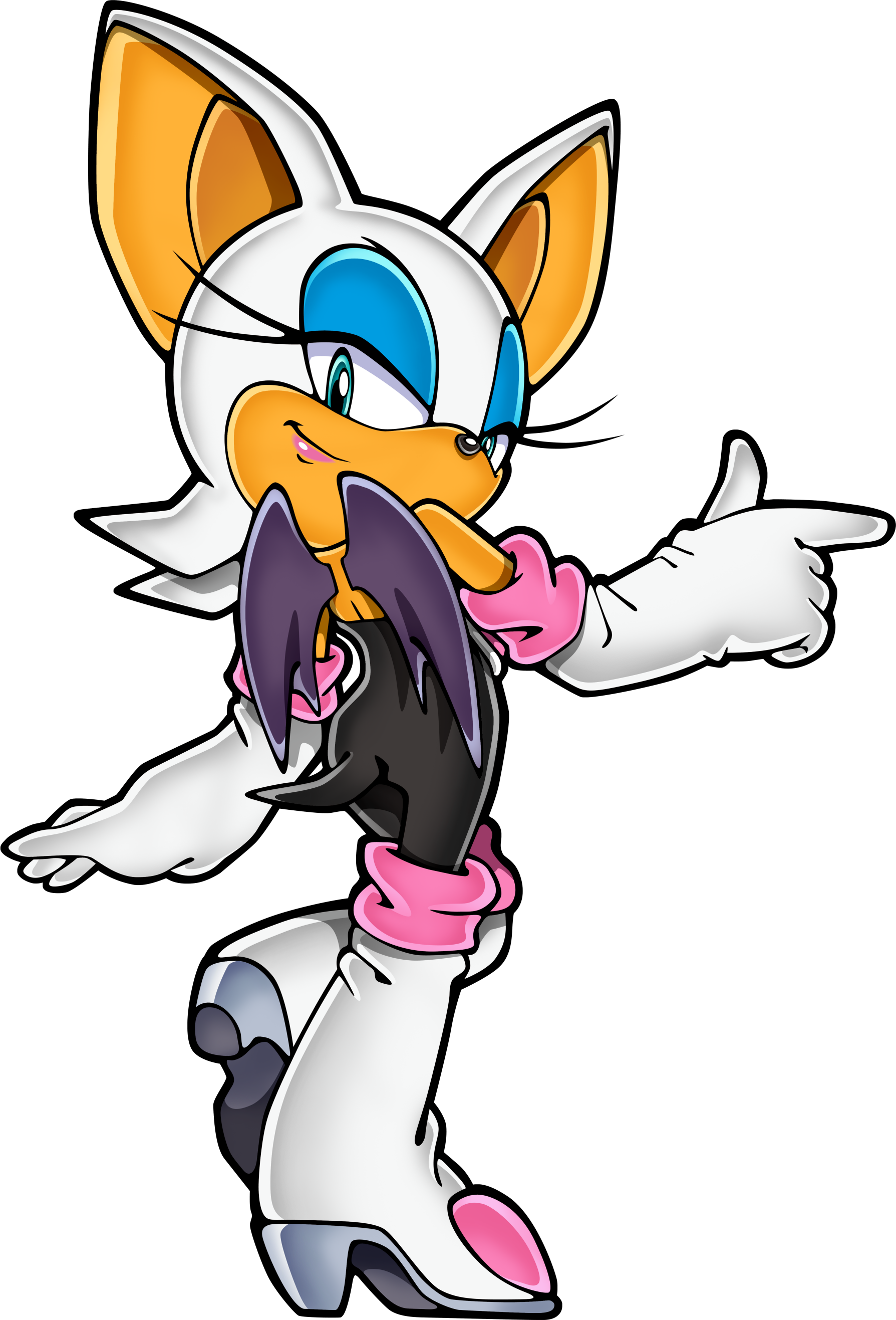 Anime, Sonic The Hedgehog, Rouge The Bat, Official - Rouge The Bat Png (1789x2634), Png Download