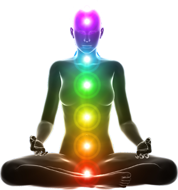 Seven Chakra Body Png (350x374), Png Download
