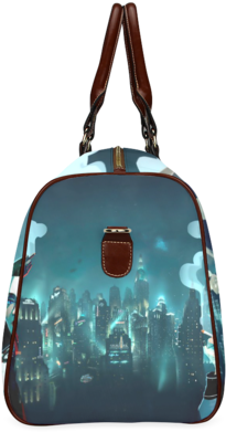 Sale Psylocke Waterproof Canvas Casual Handbag With - Bioshock (cityscape) Galaxy S8 Case (480x480), Png Download