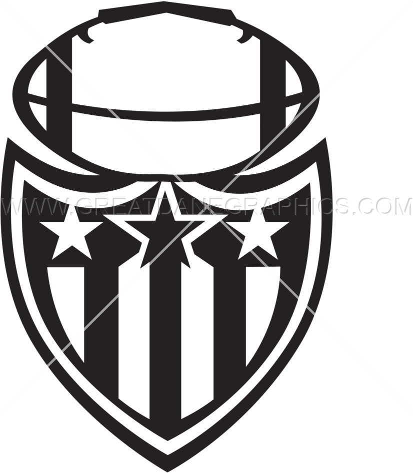 Football Production Ready Artwork Shield Crest Banner - B Footbal Logo Png (825x1068), Png Download