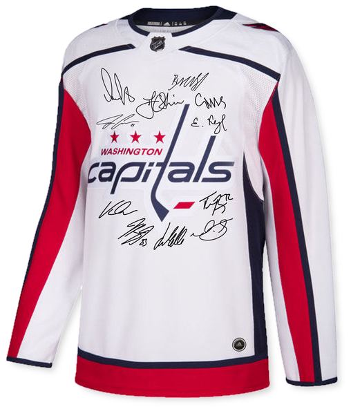 Washington Capitals 2018 Stanley Cup Champions White1 - Capitals Stanley Cup Jersey (600x600), Png Download