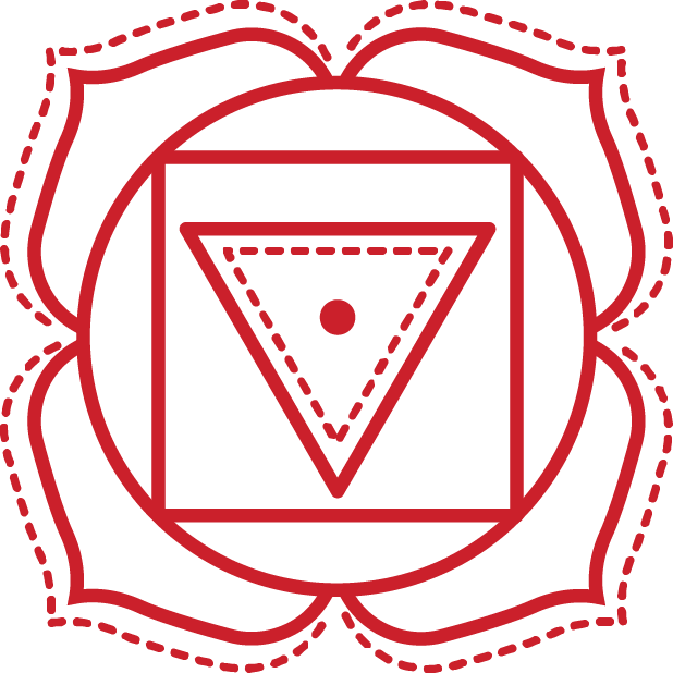 Meditation To Balance Muladhara - Chakra Symbols (618x618), Png Download