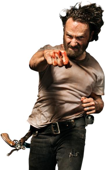 Share This Image - Rick Grimes (467x600), Png Download