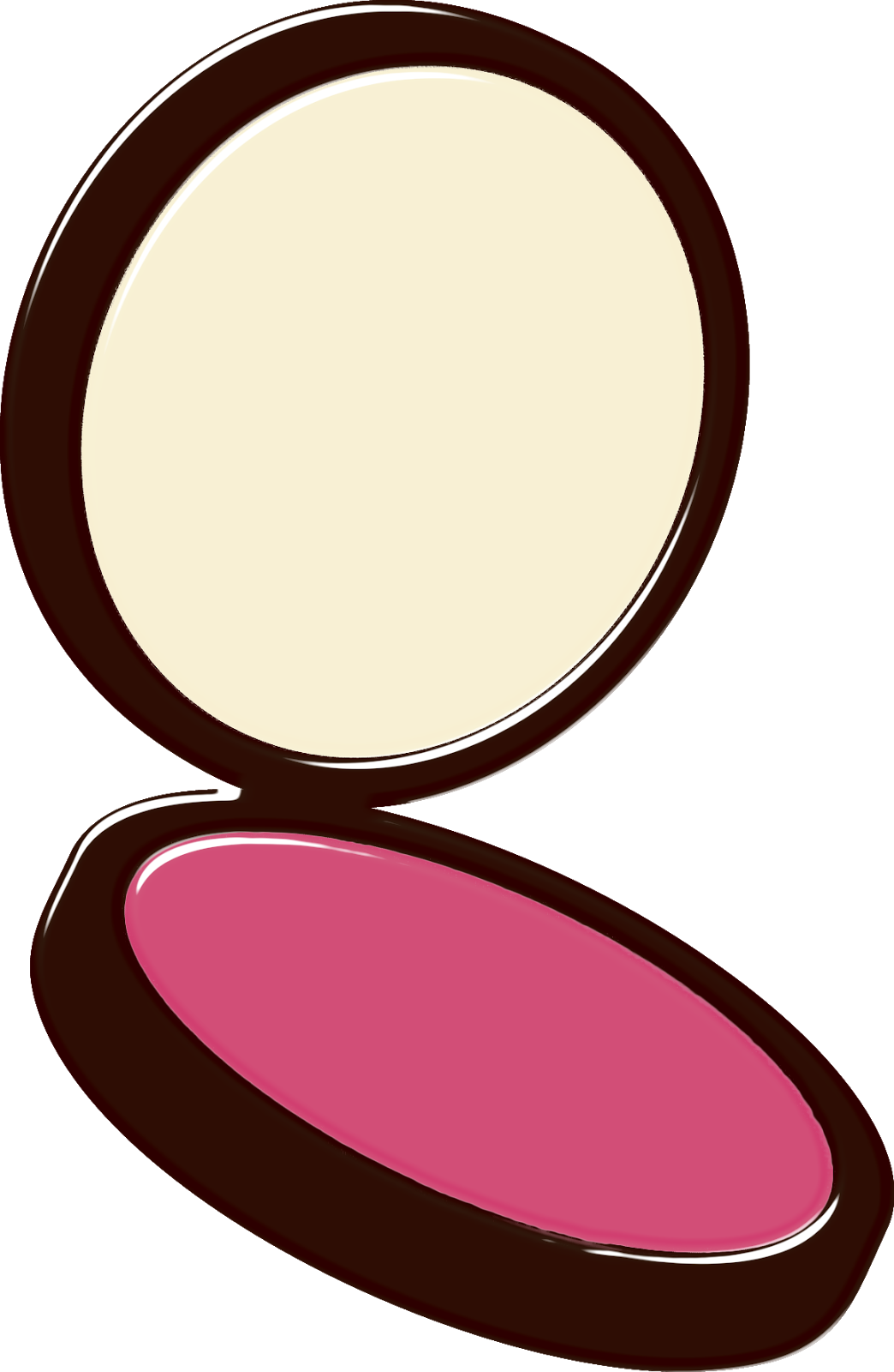 Emoji Clipart Makeup - Makeup Clipart (1044x1600), Png Download