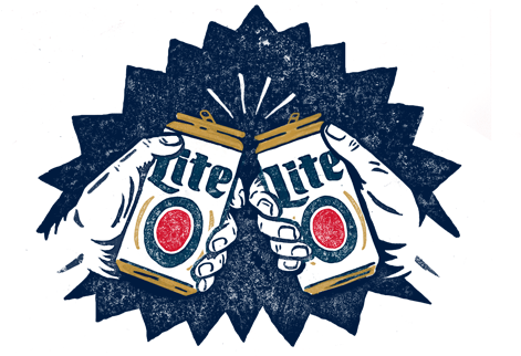 Beer, A Beverage So Beloved That It Has A National - Cartoon Miller Lite Can (500x343), Png Download