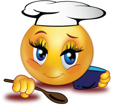 Chef Cook Girl - Emoji Chef (384x384), Png Download