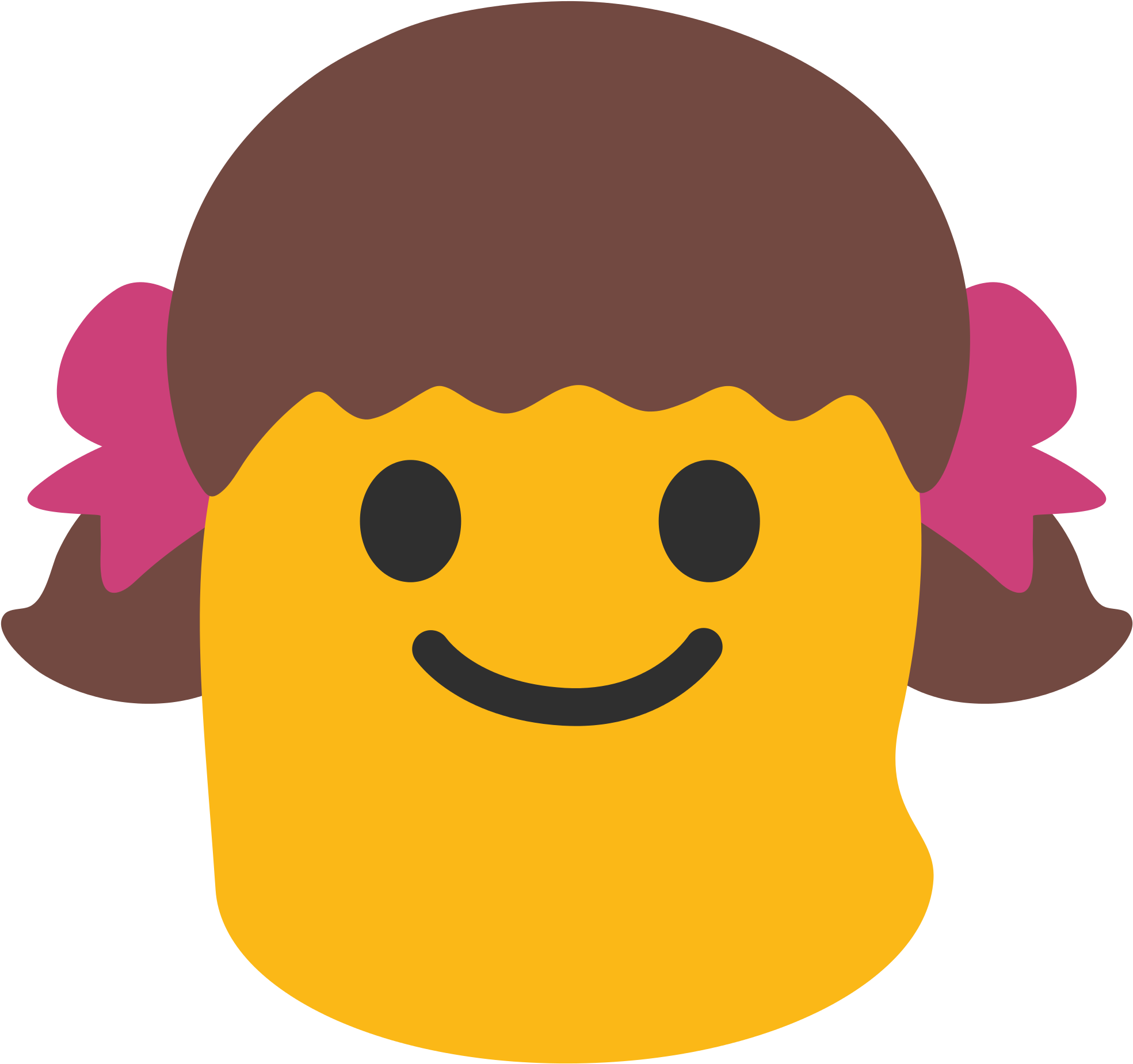 Android Girl Emoji Png (2000x2000), Png Download